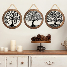 铁艺壁挂客厅艺术生命之树镂空铁艺挂饰壁挂镂空挂件铁制工艺品
