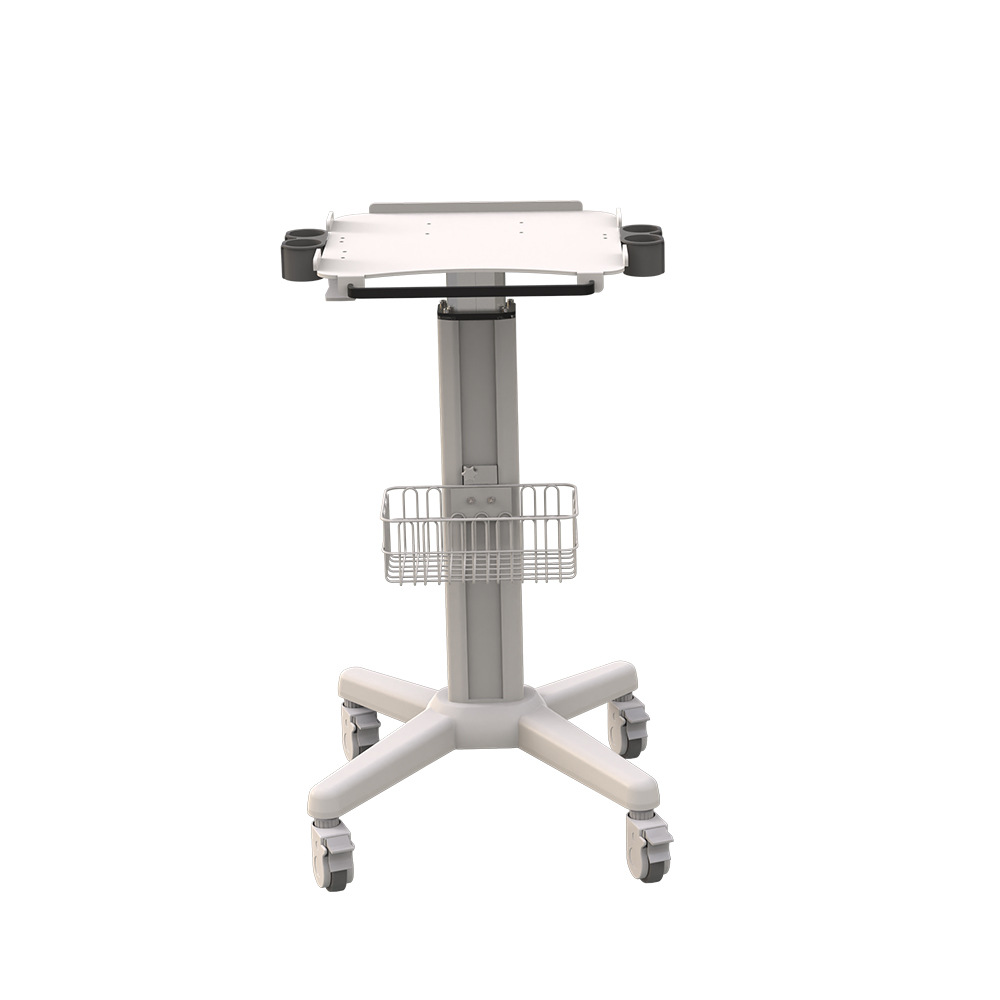 -鑫盛-便携式B超机推车ECG推车支架移动笔记本电脑推车气动升降
