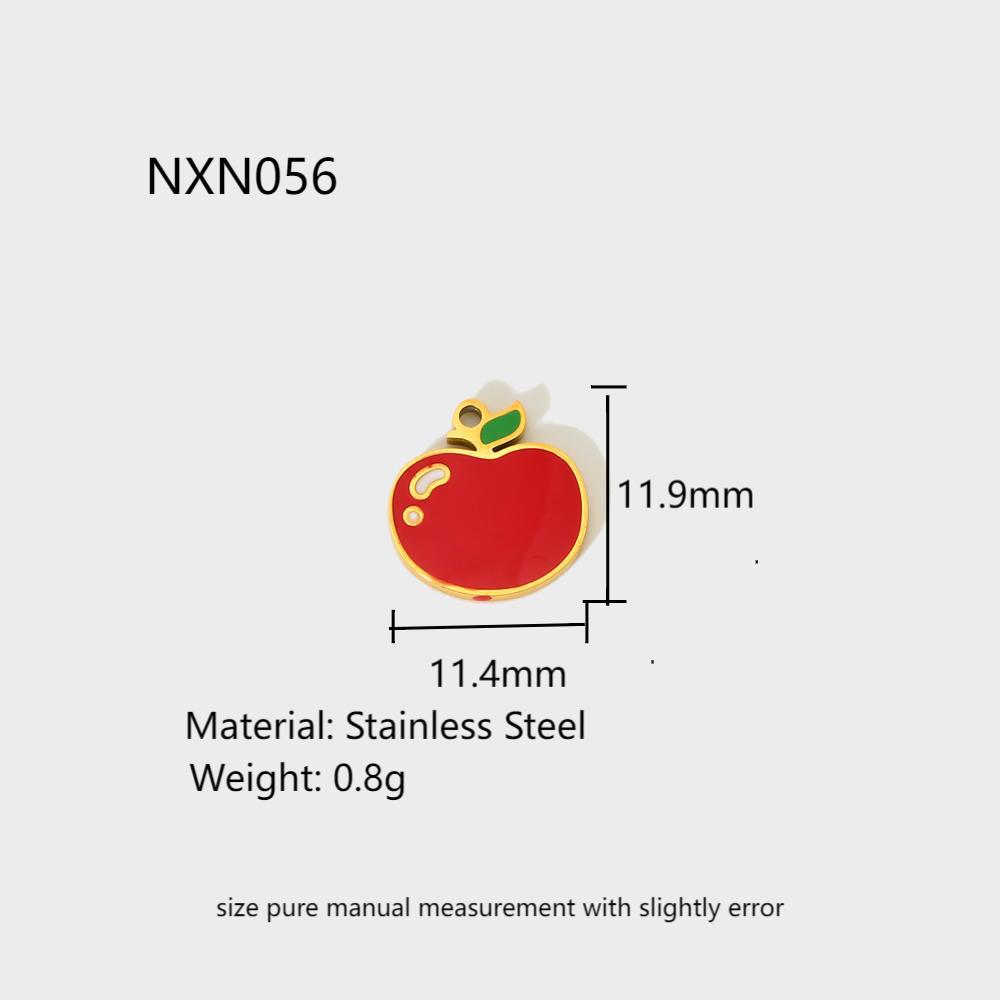 2g Weight 0.03µm-0.05µm Gold Plating Thickness PVD Coated Gold Plating Process Pendant Jewelry Making Type 18K Real Gold Plated Plating Material 1 Piece Quantity 304 Stainless Steel Material Cherry, Fruit, Strawberry, Banana Pattern Cute Style Enamel Craft 1 Piece 304 Stainless Steel Cherry Fruit Strawberry Polished Pendant DIY Ornament Accessories 6