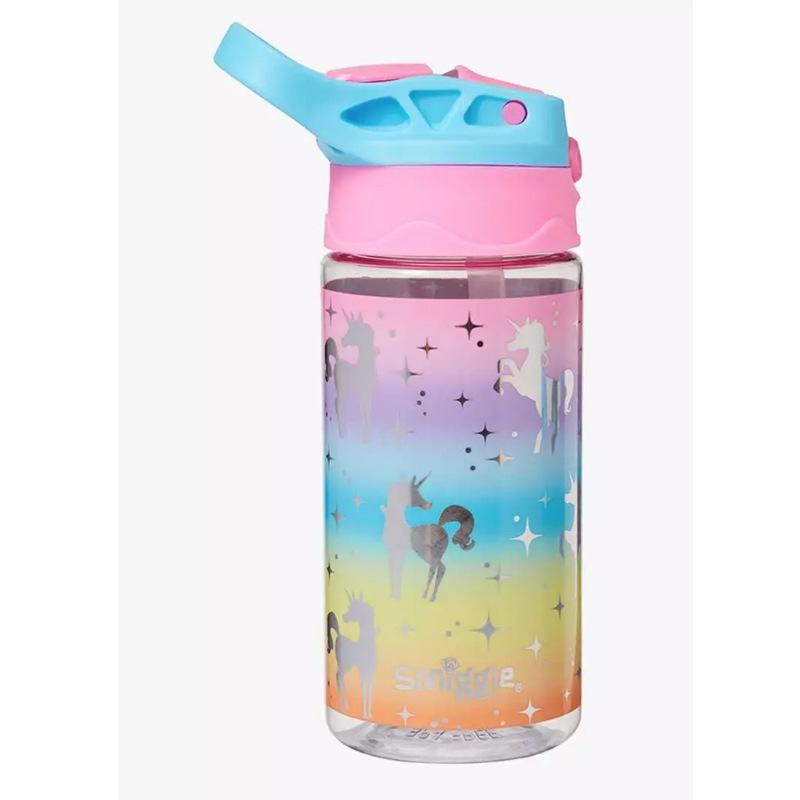 Taza de agua con pajita smiggle australiana Taza ligera y transparente para niños y niñas Taza de agua de 650ml de gran capacidad