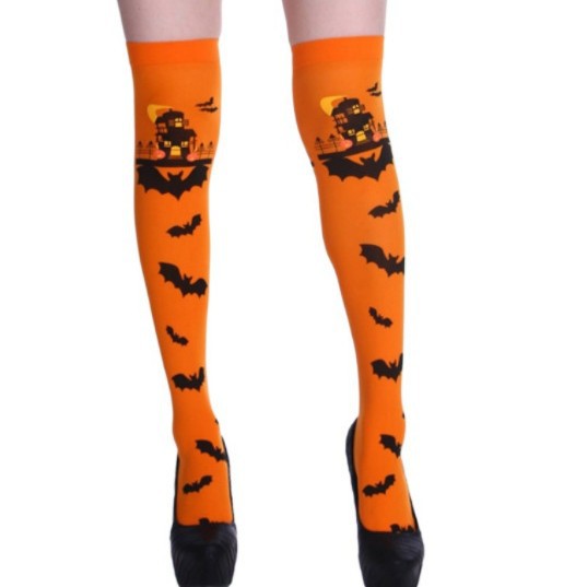 Calcetines de Halloween, esqueleto negro, calcetines de pascua, calcetines de sangre, calcetines de vampiro