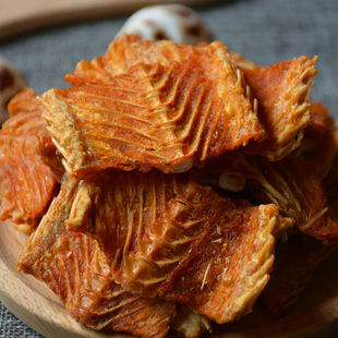 嘎嘣脆香酥魚排即食烤魚骨深海酥脆魚骨頭休閑營養零食魚骨粒小ld