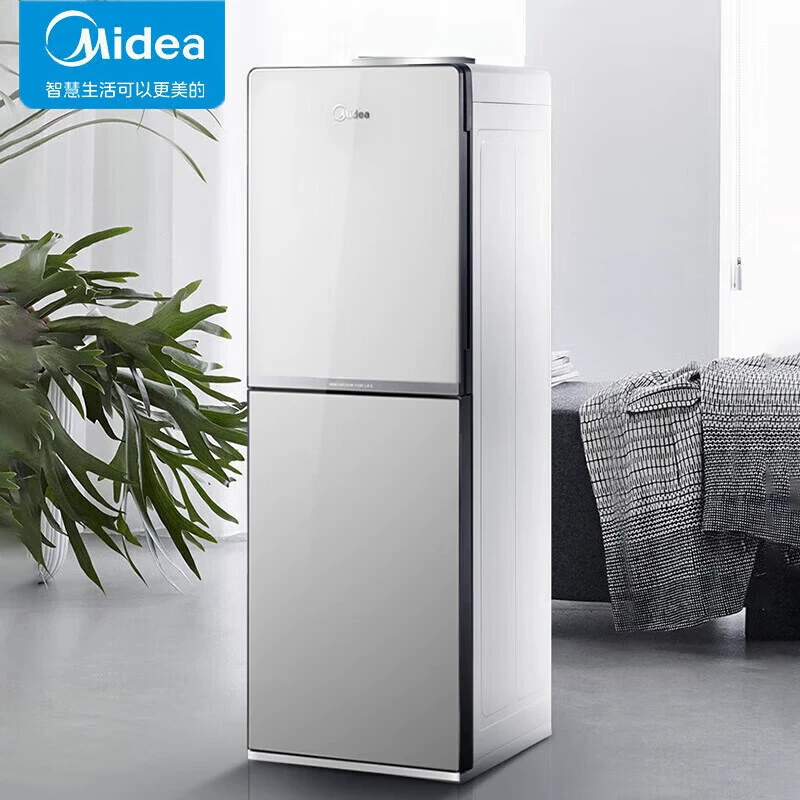 Кулер для воды Midea, стартует с одной единицы для домашнего использования, ледниковый серебристый YD1518S-X (горячая и холодная)/YR1518S-X (теплая)