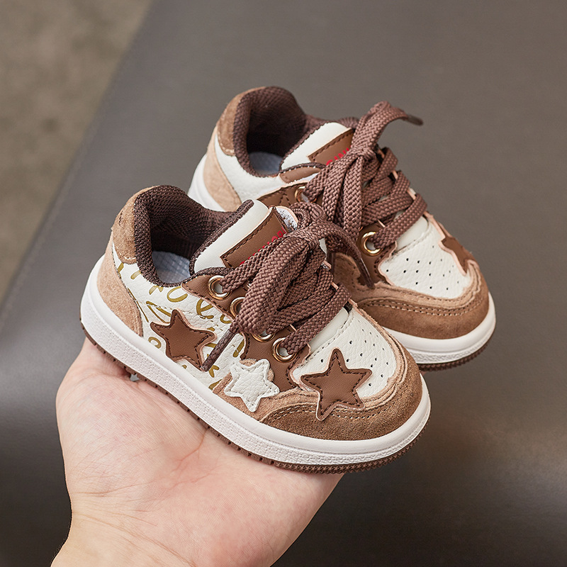 Παιδικά παπούτσια κρίκετ Ανοιξιάτικα και φθινοπωρινά Παπούτσια για αγόρια για νήπια 1 έως 3 ετών για κορίτσια Casual Παπούτσια Μαλακή ευέλικτη σόλα_voghion.com