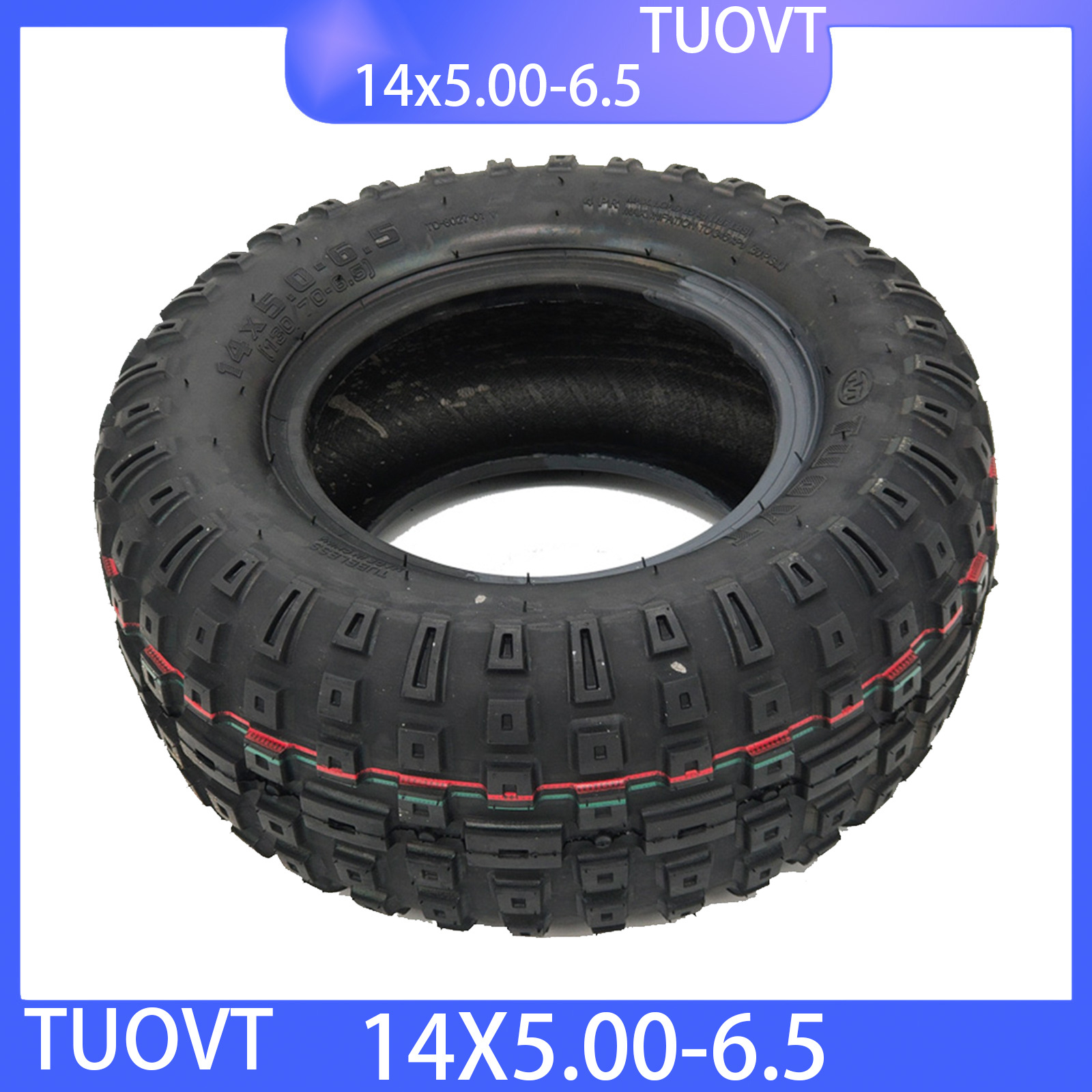 14 英寸胎轮 14x5.00-6.5真空 胎  电动滑板车 FLJ K6 轮胎配件