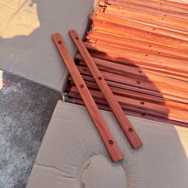 Подвесные линии из цельного дерева, парные подвесные полоски из красного палисандра, оптовая продажа для новогодних парных подвесных рамок для картин из дерева.
