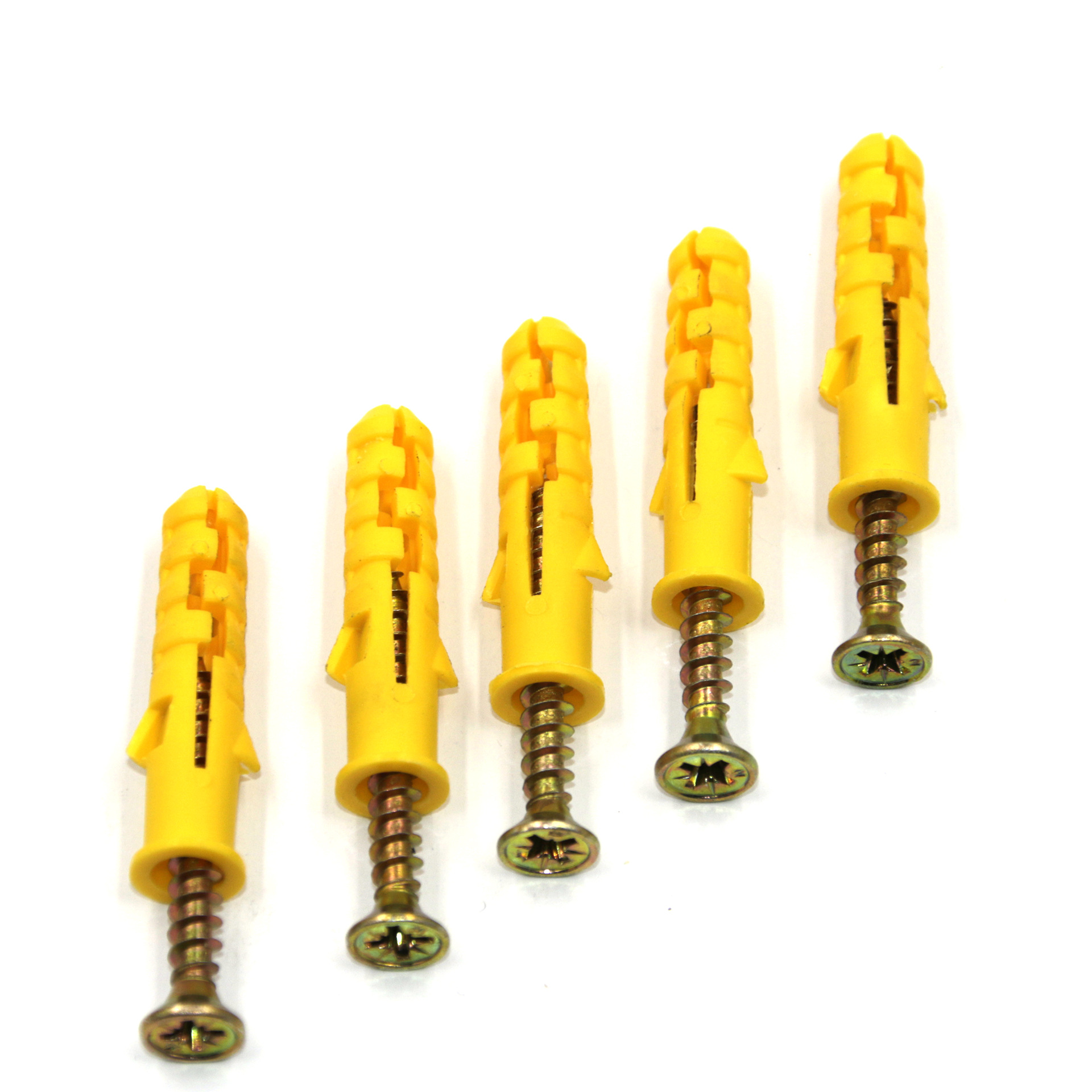 美固鑫小黄鱼塑料膨胀管 塑料小桶包装 M6M8M10（质量好的）