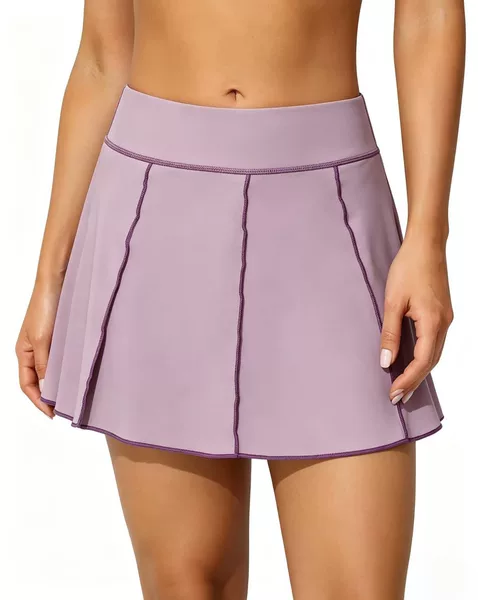 Amazon's best-selling women's swimwear: high-waisted swim skirt with pockets, pleated half-skirt for surfing and beach, anti-exposure design
