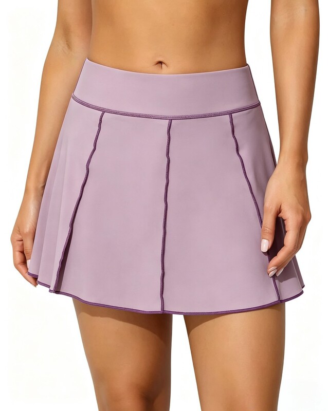 Amazon's best-selling women's swimwear: high-waisted swim skirt with pockets, pleated half-skirt for surfing and beach, anti-exposure design