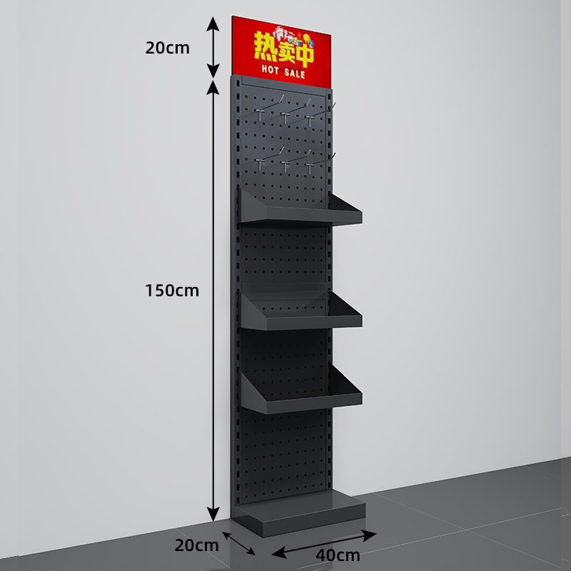 폭 40, 3단보드, 후크2단, 높이168(선반높이150)_화이트