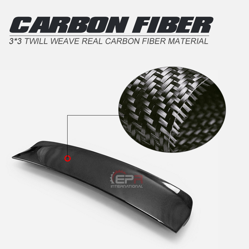 Suitable for Toyota Prius Zvw30 Modification Carbon Fiber L-Style Rear Wing Rear Fixed Wing Non-Destructive Installation