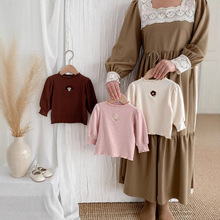 女童长袖t恤春秋款2025新款洋气儿童打底衫春装衣服春季宝宝上衣