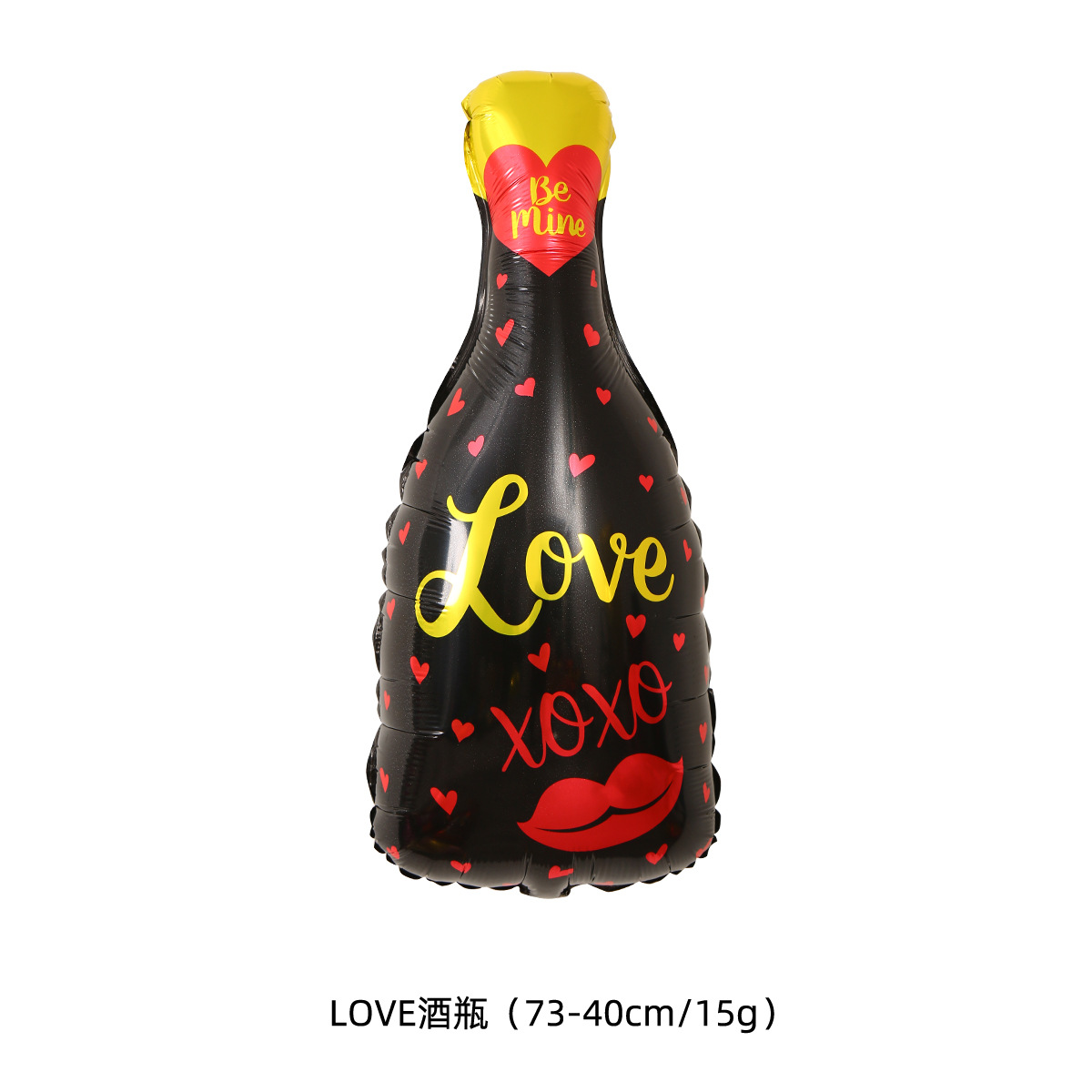 Decoración de fiesta, globo de película de aluminio, disposición transfronteriza, botella de vino de Año Nuevo, copa de vino, botella de vino de cumpleaños, globo de copa de vino al por mayor