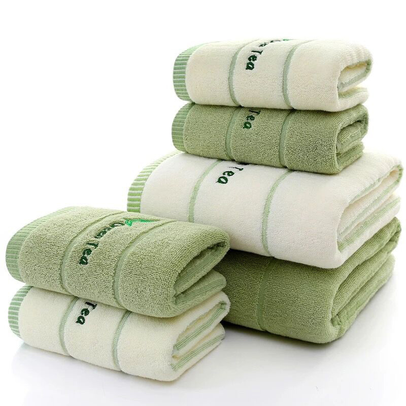 Green Pure Cotton Bath Towel Custom Logo Home Hotel Adult Bath Towel Store Celebration Holiday Gift Bath Towel Wholesale Green Pure Cotton Bath Towel Custom Logo Home Hotel Adult Bath Towel Store Celebration Holiday Gift Bath Towel Wholesale