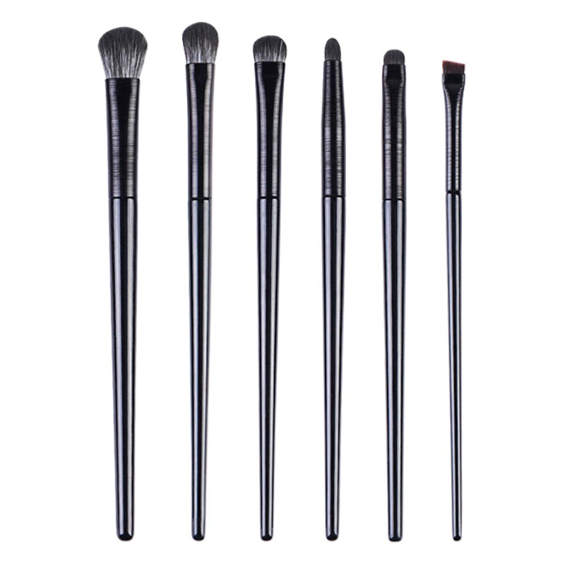 Cangzhou мягкие волосы кисть для теней для век 6 штук костюма головокружение глаз Макияж лежащий Шелкопряд подводка для глаз лезвие глаз маленький размер Деталь Кисть для макияжа