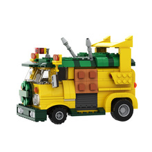 MOC-125660 TMNT忍者神龟积木玩具兼容乐高小颗粒 现货一件代发