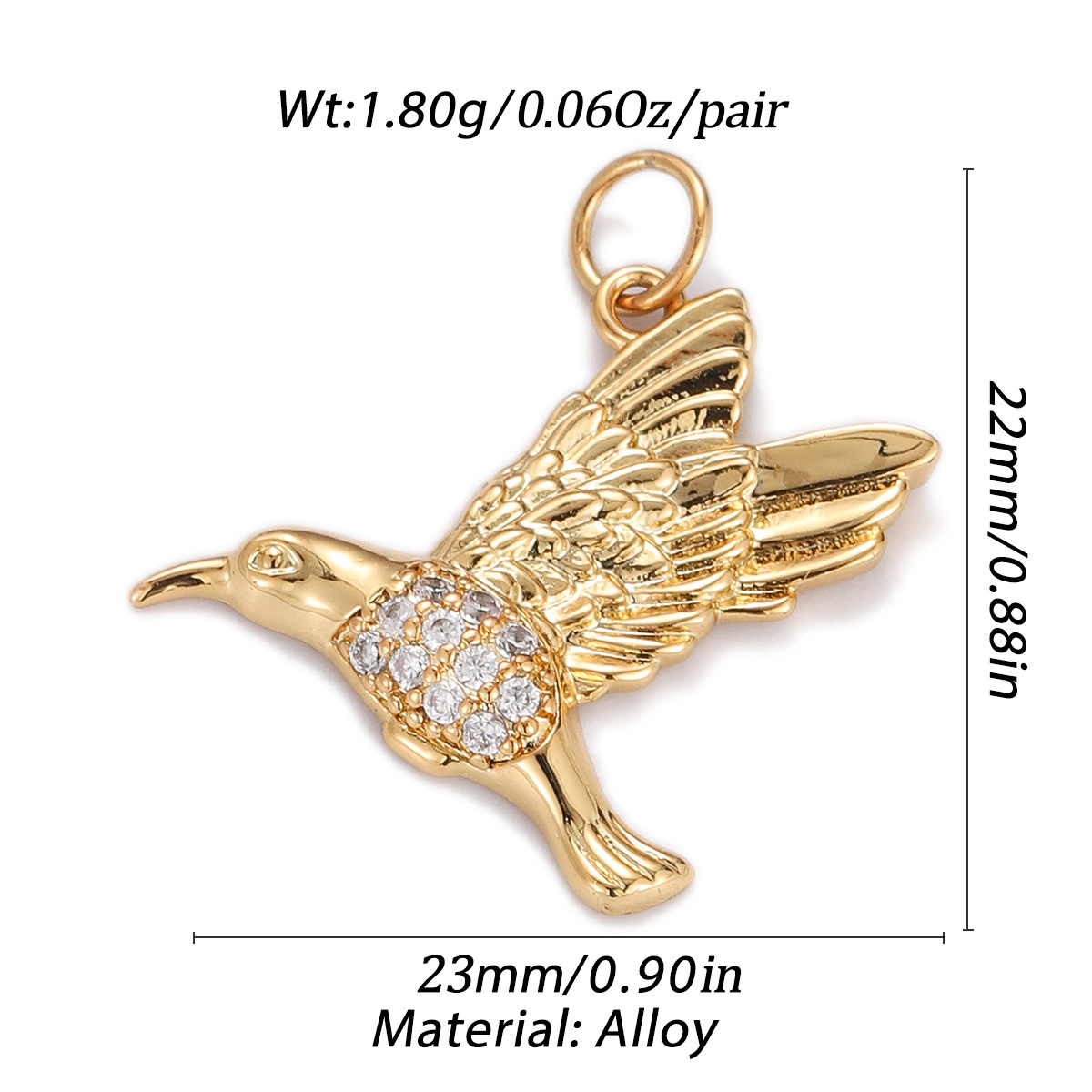7g Weight Vacuum Plating Gold Plating Process Pendant Jewelry Making Type 19*15mm, 29*20mm Jewelry Making Size Gold Plated Plating Material Zircon Inlay Material DIY Jewelry Accessories Classification 1 Piece Quantity Copper Material Jaguar, Butterfly, Elephant Pattern Plating, Inlay Design Basic Style 1 Piece 19*15mm 29*20mm Copper Zircon Gold Plated Jaguar Butterfly Elephant Pendant 3