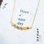 同款绝美金店镶钻锁骨链
