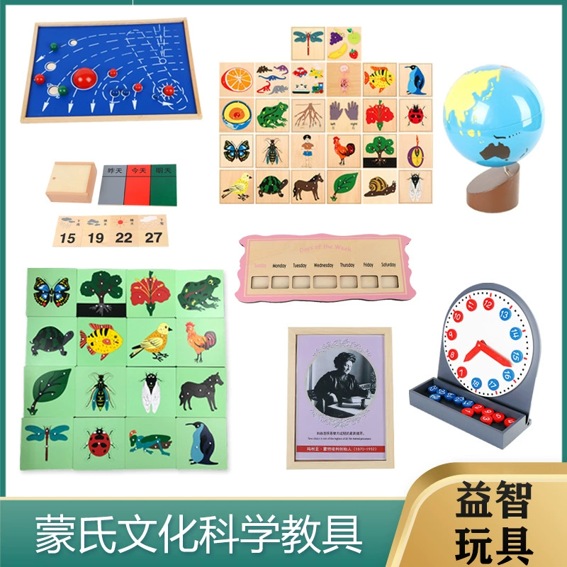Игрушка Montessori четыре времени года, обучающие материалы, наука, полный комплект, тренировка, прямые продажи с фабрики