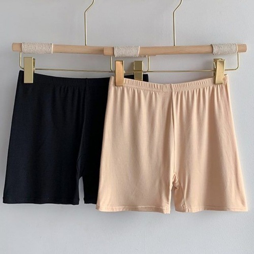 Modal safety base skirt pants pure cotton short skirt anti-transparent non-fraying cotton high-waisted can be worn outside safety shorts