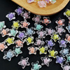 Acrylic matte beads, bracelet, accessory, flowered, wholesale