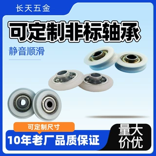 源头工厂非标尼龙轴承滑轮 耐磨防腐蚀尼龙滚轮 按需定制规格