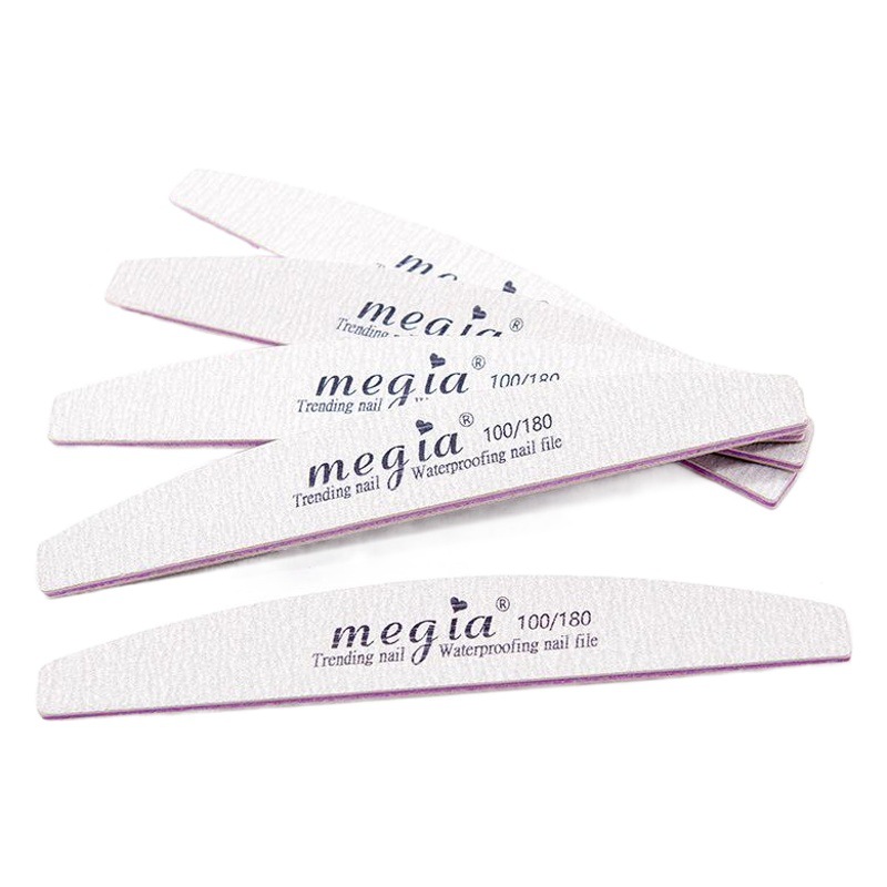 Tira de frotamiento de uñas al por mayor 100/180 manicura tira de molienda lima de uñas para salón de uñas tira de arena de buena calidad
