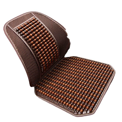 Cool pad | waist support wooden beads breathable