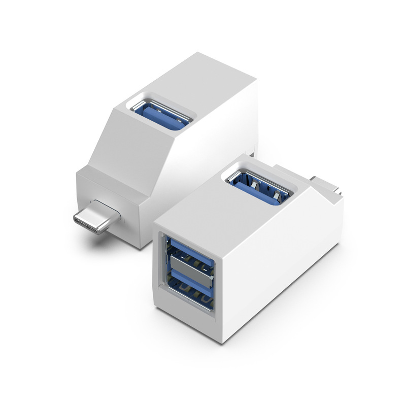 拡張ドック アルミニウム合金 Type-c 拡張ドック USB3.0 3-in-1 フォンダクター HUB マルチインターフェース拡張|undefined