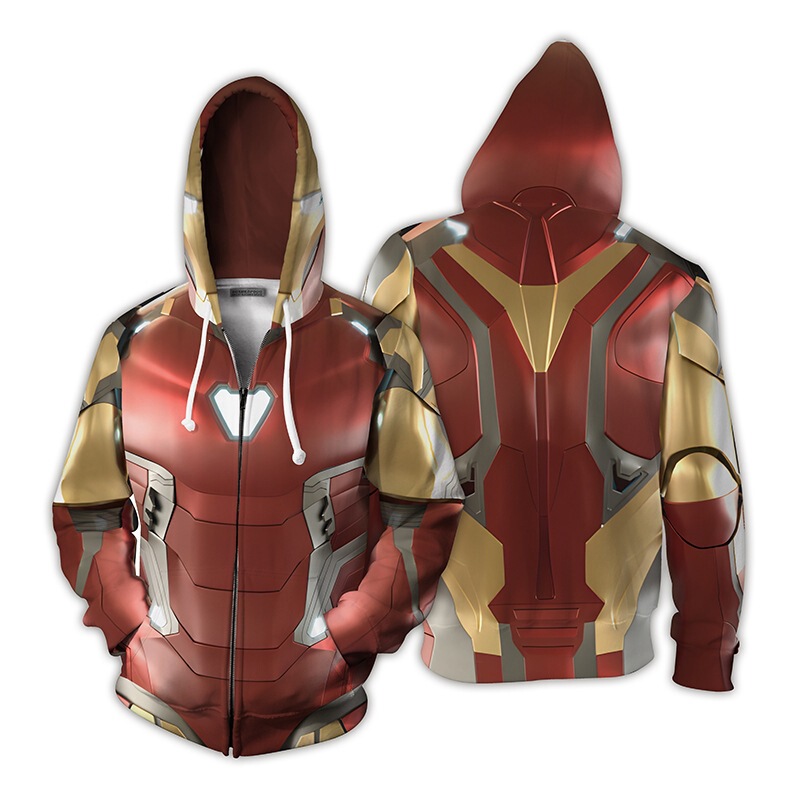 Cross-border foreign trade autumn collection Superman 3D digital print anime cosplay zip-up hoodie Cross-border foreign trade autumn collection Superman 3D digital print anime cosplay zip-up hoodie