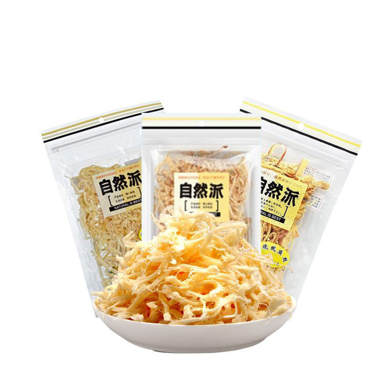 中国自然派原味鱿鱼丝50g一箱24包 食品 办公室零食批发 小吃