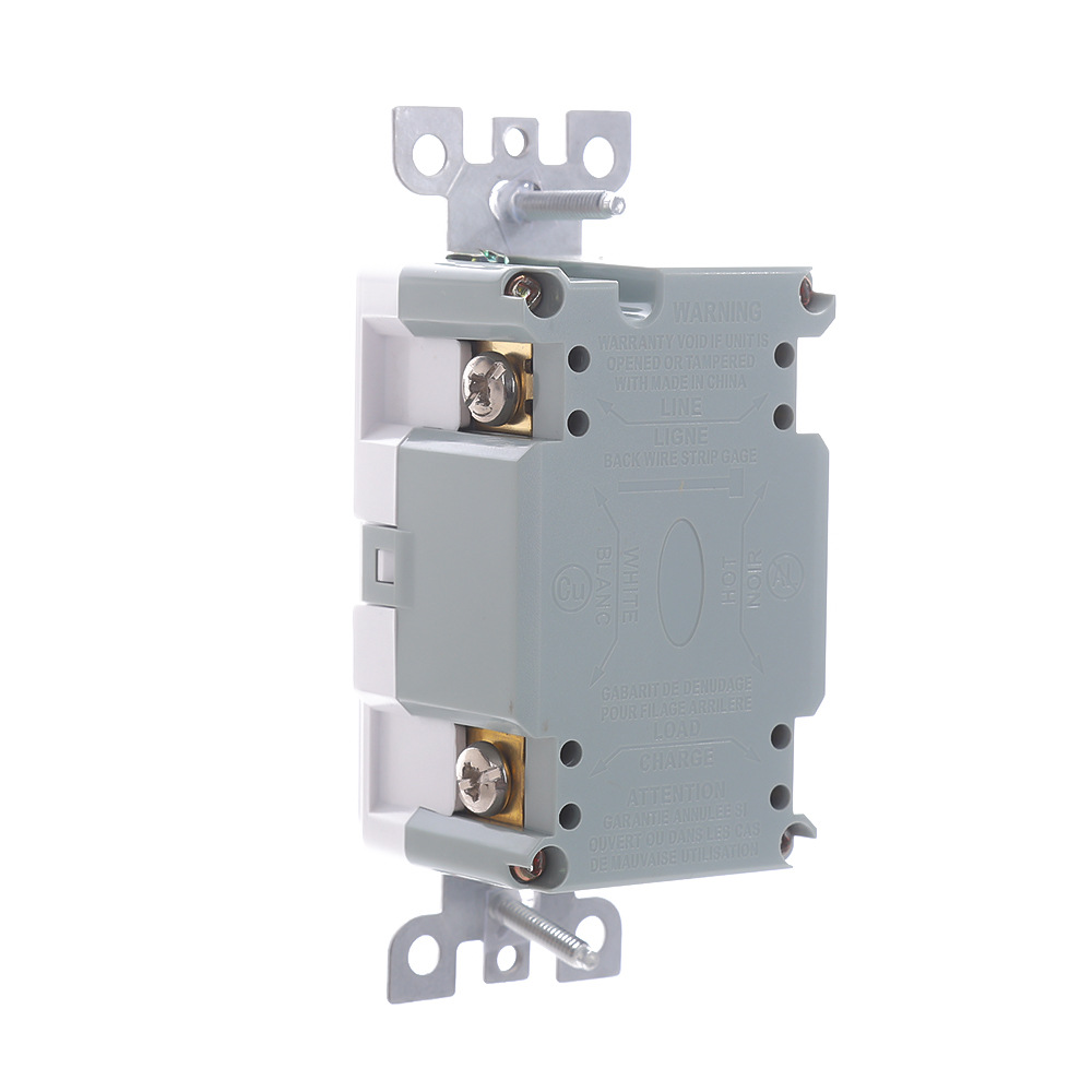 Certificación GFCI US socket UL US socket protector contra fugas de corriente suministro de interruptores automáticos de falla a tierra