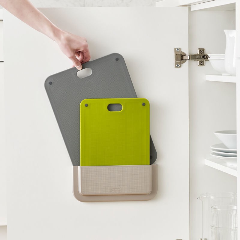 Tablero de cocina montado en la pared tablero de recorte de cocina nórdica tablero de escritorio de doble cara anti-spillado ligero a prueba de moho fácil de almacenar tablero de alimentos suplementarios de doble cara