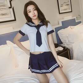 苏氏家英伦学生服游戏制服情趣内衣水手服领带舞台学生装一件代发