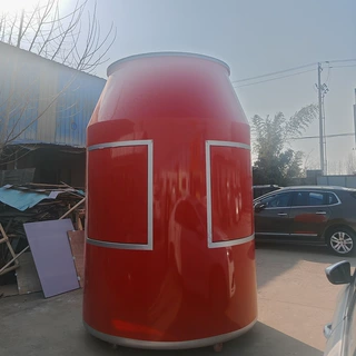 定制饮料瓶造型售卖车 步行街多功能小吃车 咖啡可乐雪碧果汁餐车