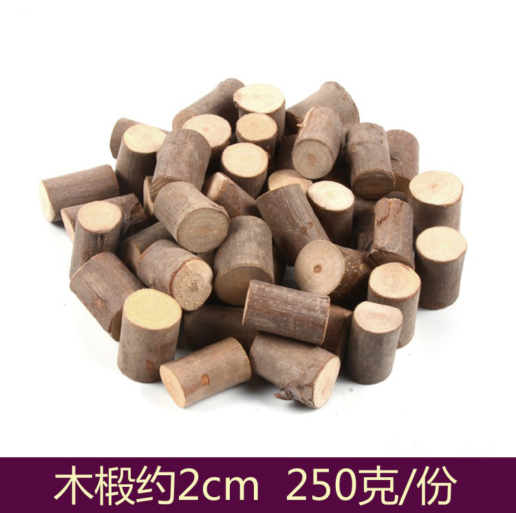 2cm Forge de bois avec cuir (environ 250g)