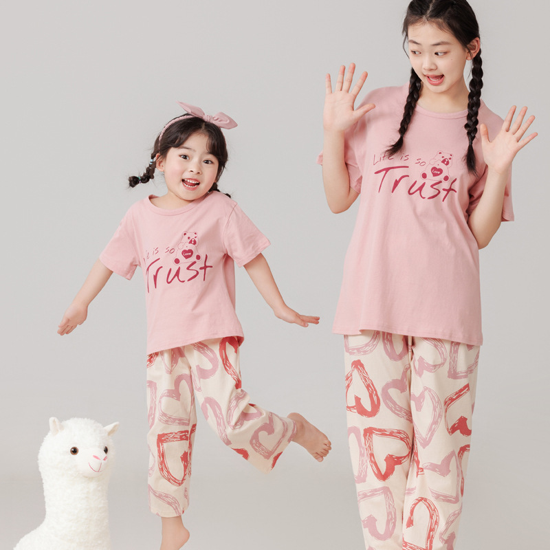 Cotton sleeves, fuchsia set