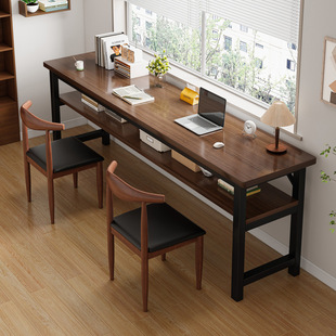 Desk Student Double Simple Home Table Rental Room Simple Computer Table Wall-Mounted Small Apartment Narrow Desk