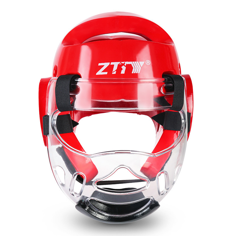 Fabricante de ZTTY casco de taekwondo personalizado para adultos equipo de protección Sanda entrenamiento de competición taekwondo cabeza de protección espuma NBR