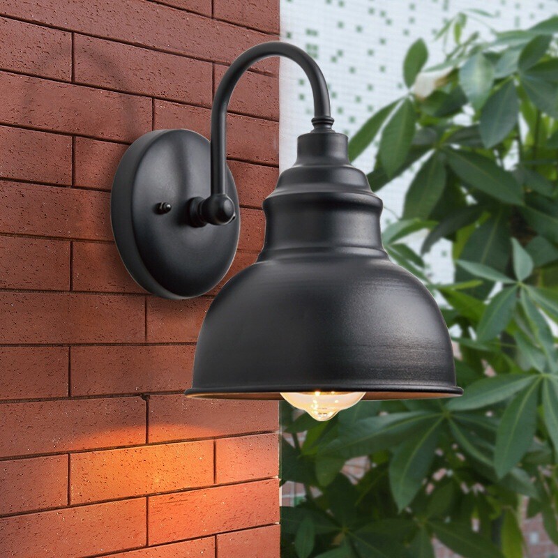 Cross-border exclusive for simple outdoor wall lamp courtyard waterproof lamps for porch community villa factory direct sales