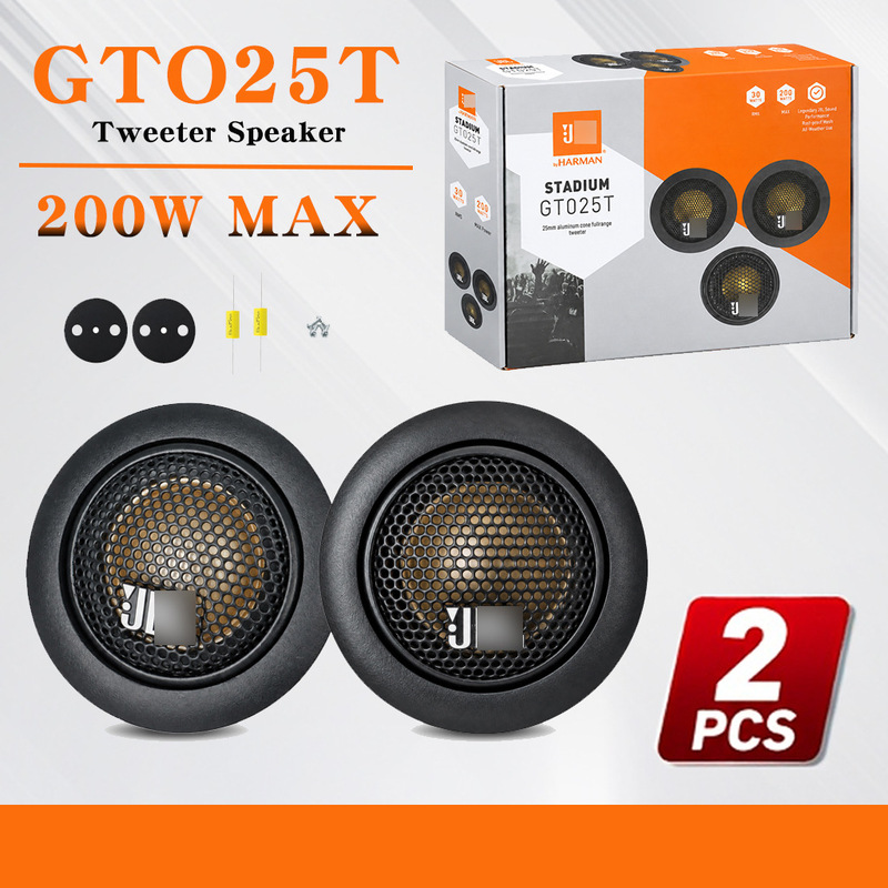 Jbl Gto25T Car Tweeter Speaker Audio Modification Silk Dome Car Tweeter Head Audiophile-Grade Neutral Drive Unit