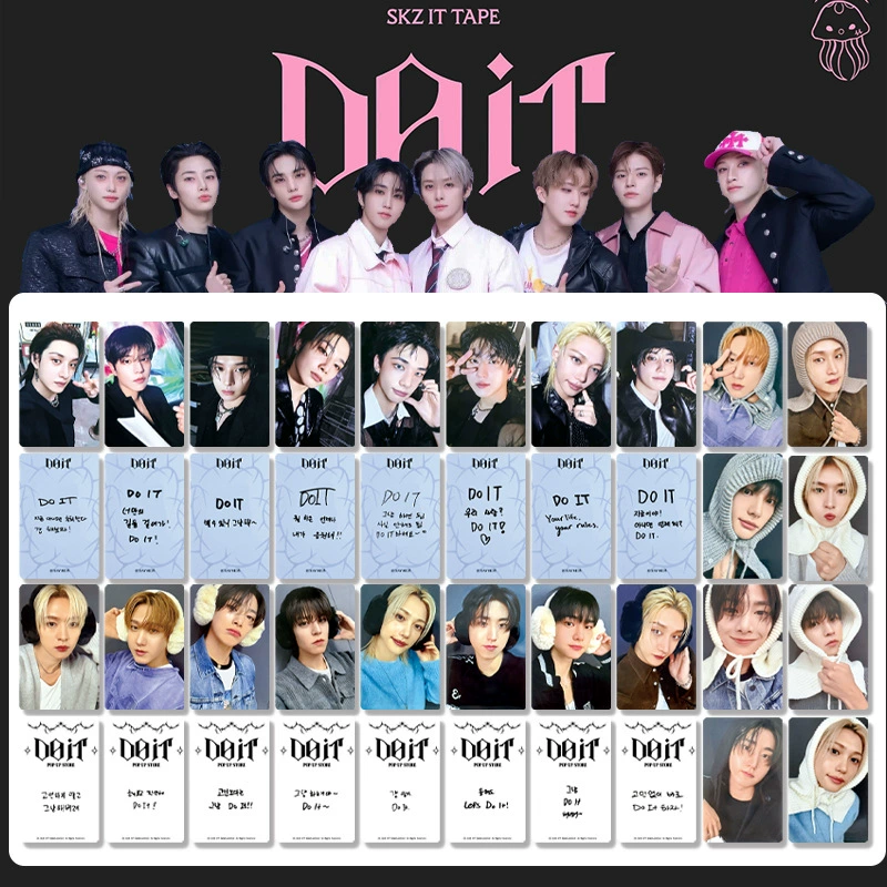 Stray Kids "DO IT" Флаш-карта Удачная карта Специальная карта Stray Kids Официальный стиль тот же периферийный