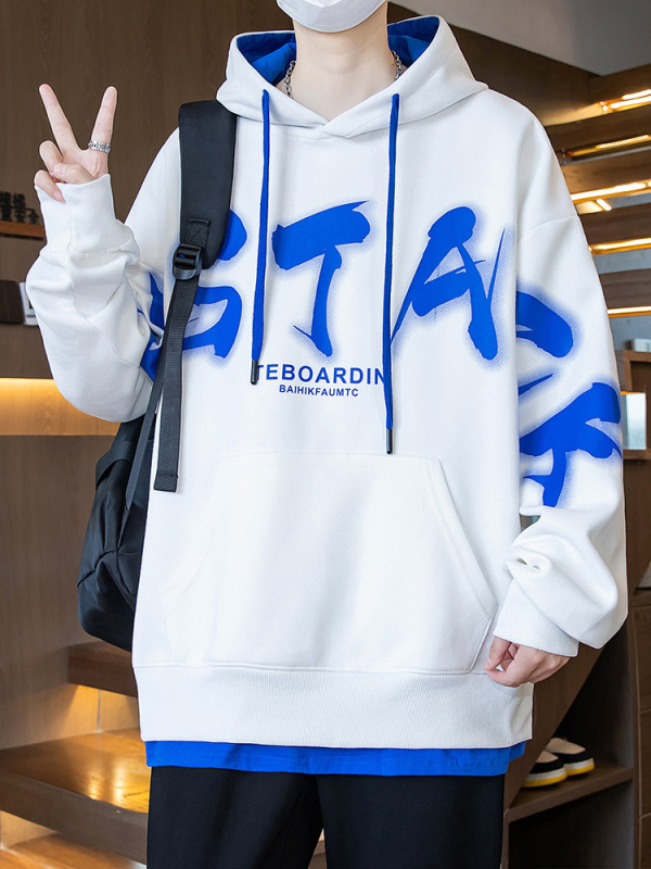 春秋季卫衣男孩13初高中学生14帅气连帽衫外套15岁青少年大童秋装|undefined