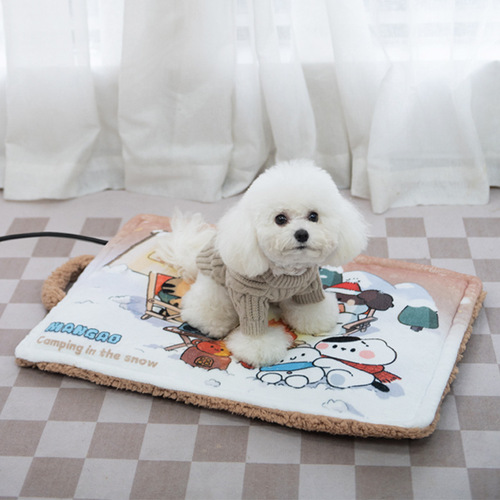 [rice cake NianGao] snow camping pet cat and dog electric blanket heating winter warmth constant temperature removable and washable
