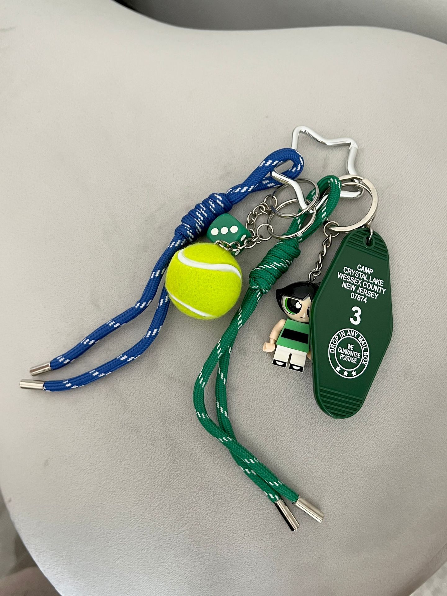 작은 여경 녹색 모델