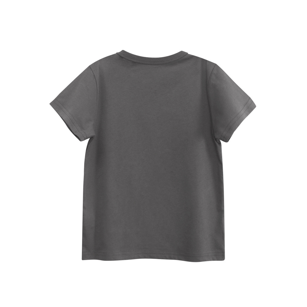 27kids ropa para niños camiseta de manga corta para niños pequeños y medianos estilo europeo y americano ropa de verano para niños de media manga fábrica de ropa para bebés al por mayor