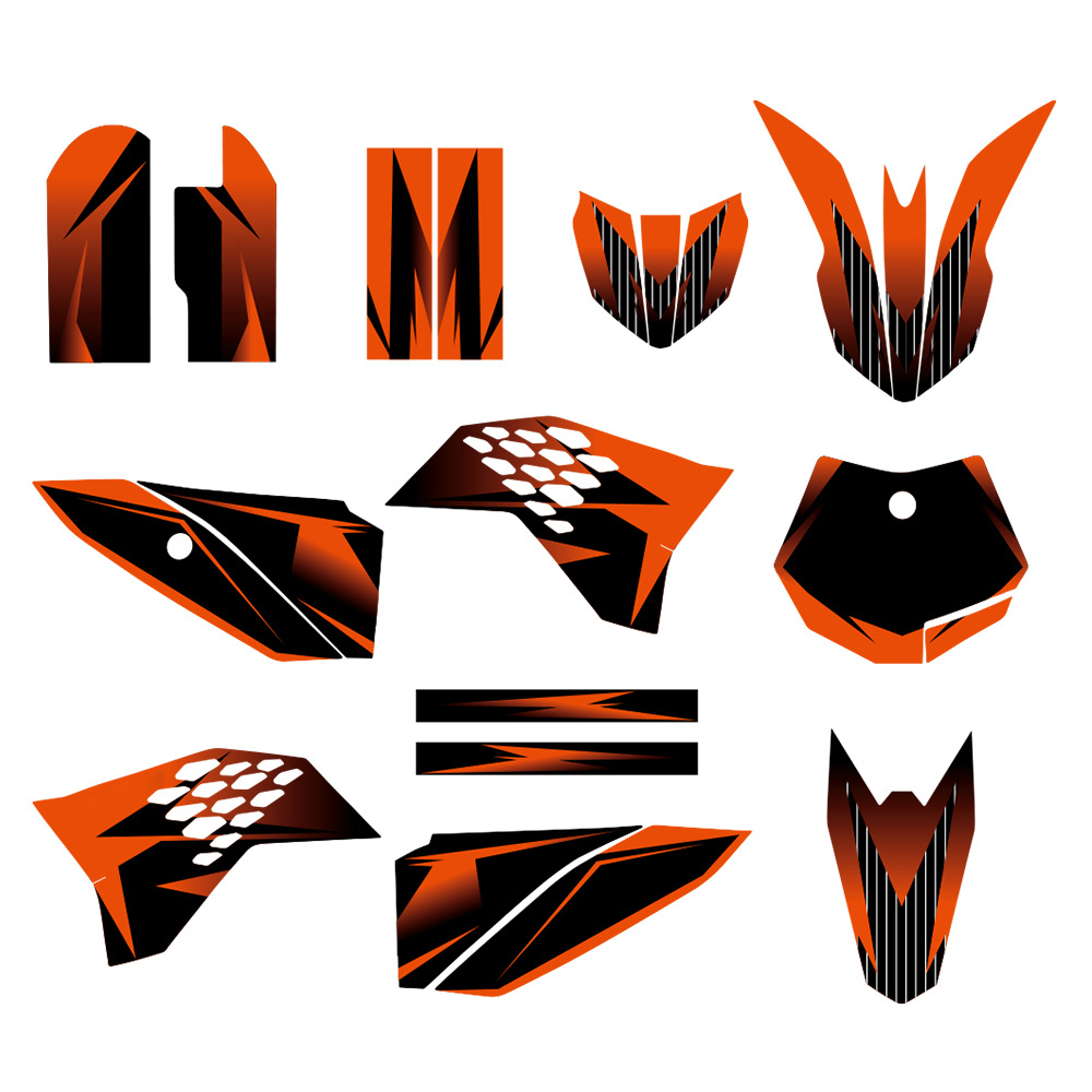 Aplicable para motocicleta de carretera KTM50 2009 - 2013 modificación pegatinas impermeables decoración pegatinas
