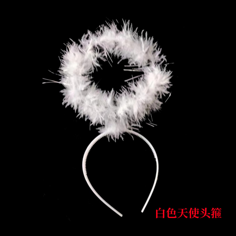 Suministro directo de fábrica de alas de plumas de ángel para niños y adultos, accesorios para escenario, Día del Niño, lote de accesorios de alas de Halloween.
