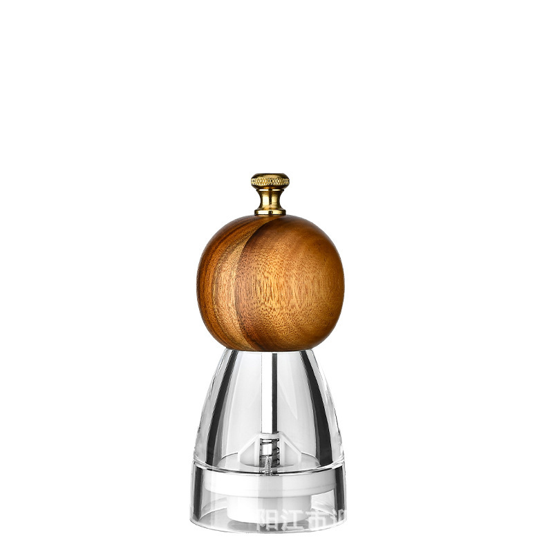 5inch 아카시아 나무 둥근 머리