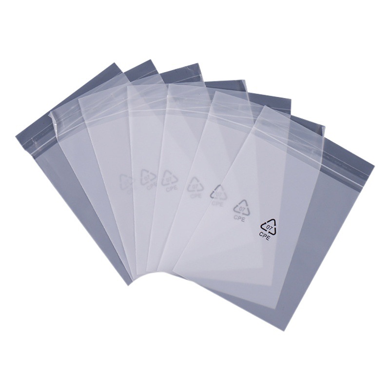 Bolsa esmerilada CPE para teléfono móvil, bolsa autoadhesiva, bolsa de embalaje de plástico con bolsillo plano esmerilado translúcido, bolsa autoadhesiva para cable de datos